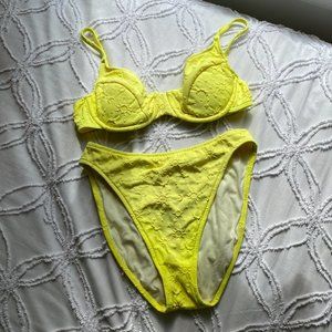 80s 90s Vintage High Cut Bikini Like-New